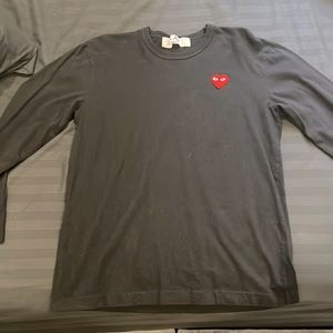 Size L, BLACK, COMME des GARÇONS MENS T-shirt